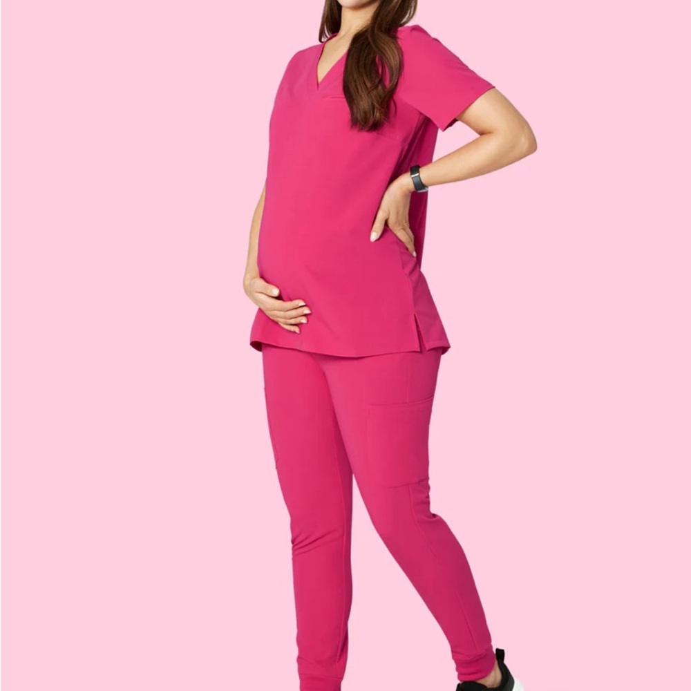 Mandala Maternity Scrub Top